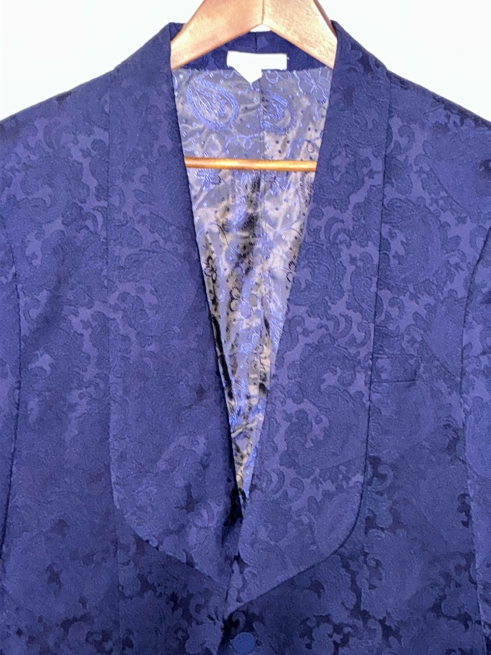 Rossi Man Jacket, Navy, Size 42